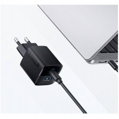 Anker 323 Φορτιστής Χωρίς Καλώδιο με Θύρα USB-A και Θύρα USB-C 33W (A2331G11) Μαύρος