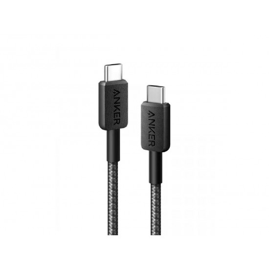 Anker 322 USB-C to USB-C Cable Braided 1.8m (A81F6G11) Black