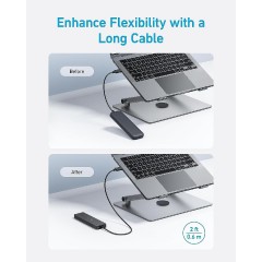 Anker 4-Port Expansion USB-C Data Hub (A8309G11) Black