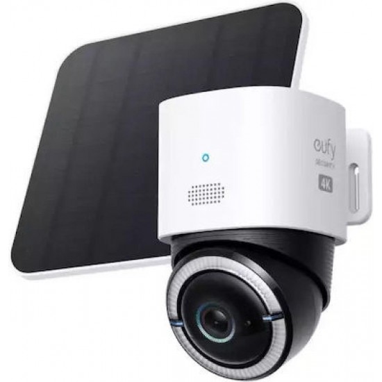 Anker Eufy 4G LTE Cam S330 Ultra HD Battery Camera with Solar Panel (T86P2321) White