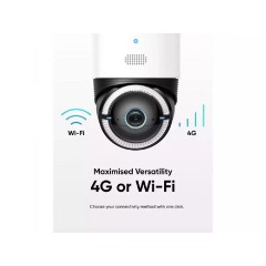 Anker Eufy 4G LTE Cam S330 Ultra HD Battery Camera with Solar Panel (T86P2321) White