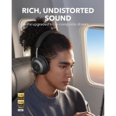 Anker Soundcore Space One Pro Wireless Headphones (A3062G11) Black