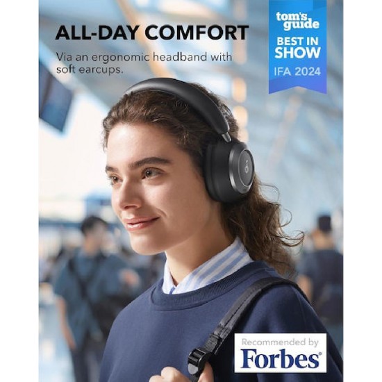 Anker Soundcore Space One Pro Wireless Headphones (A3062G11) Black