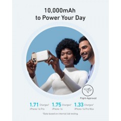 Anker MagGo Ultra-Slim Magnetic Power Bank 10.000 mAh 30W ( A1664H21) White