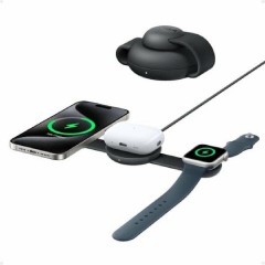 Anker MagGo Foldable Wireless Charging Station Ultra-Compact 3-in-1 Qi2 (B25M8H11) Black