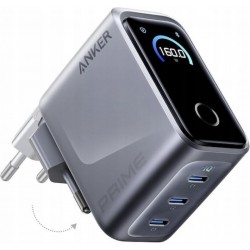 Anker Φορτιστής Laptop USB-C 160W 5.36A με Αποσπώμενο Καλώδιο Τροφοδοσίας (A2687341)