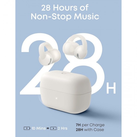 Anker Soundcore C50i True Wireless Earphones Open Ear Clip-On (D1101G21) White