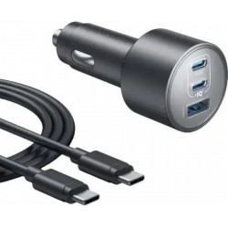 Anker Car Charger 3 Port 167,5W With 1m Cable (Β2737ΗΑ1) Black