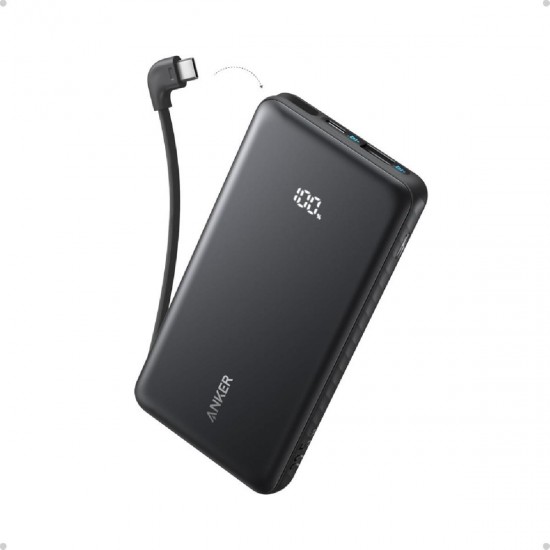 Anker Zolo Power Bank 10000mAh 22.5W με Θύρα USB-A και Θύρα USB-C (A110DH11) Μαύρο