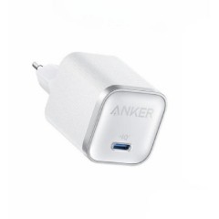 Anker Nano Φορτιστής Χωρίς Καλώδιο GaN με Θύρα USB-C 45W Power Delivery (A2692L21) Λευκός