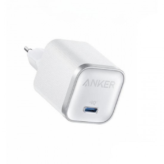 Anker Nano Φορτιστής Χωρίς Καλώδιο GaN με Θύρα USB-C 45W Power Delivery (A2692L21) Λευκός