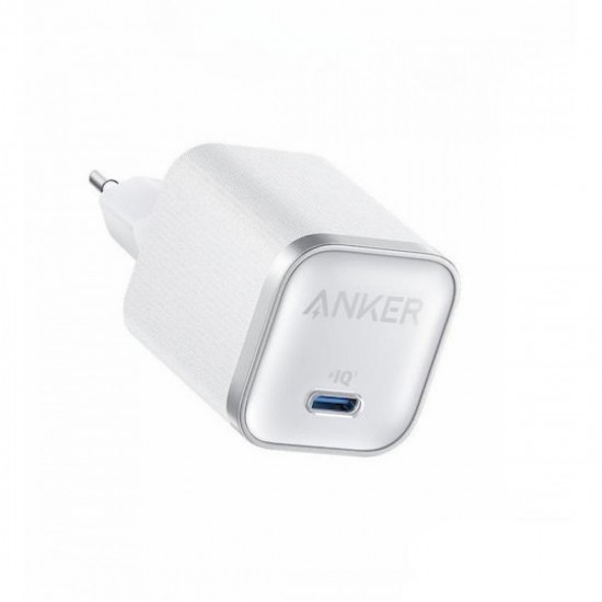 Anker Nano Φορτιστής Χωρίς Καλώδιο GaN με Θύρα USB-C 45W Power Delivery (A2692L21) Λευκός