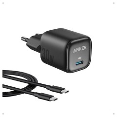 Anker Zolo Φορτιστής Χωρίς Καλώδιο με Θύρα USB-C 30W Power Delivery / Quick Charge 3.0 (A2698G11) Μαύρος