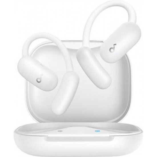 Anker Soundcore AeroFit 2 Bluetooth Handsfree Ακουστικά με Αντοχή στον Ιδρώτα και Θήκη Φόρτισης (A3874G21) White