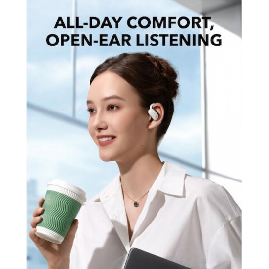 Anker Soundcore AeroFit 2 Bluetooth Handsfree Ακουστικά με Αντοχή στον Ιδρώτα και Θήκη Φόρτισης (A3874G21) White