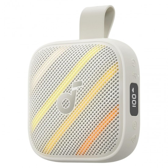 Anker Boom Go 3i Αδιάβροχο Ηχείο Bluetooth 15W με Διάρκεια Μπαταρίας έως 24 ώρες (D5103020) Λευκό