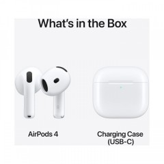 Apple AirPods 4 Earbuds with Charging Case (MXP63ZM/A) White