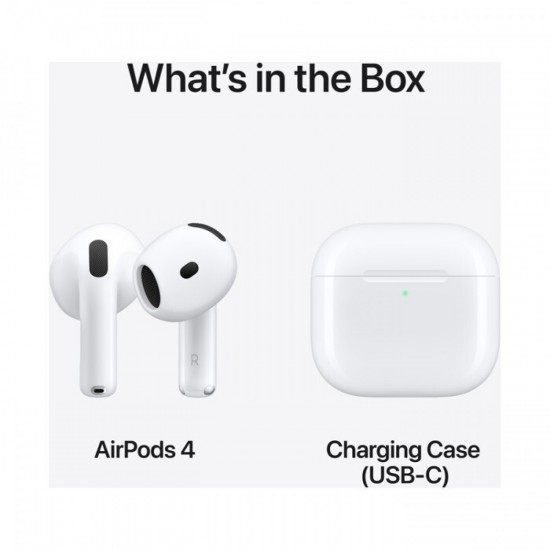 Apple AirPods 4 Earbuds with Charging Case (MXP63ZM/A) White
