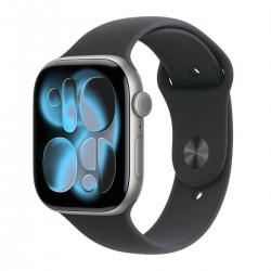 Apple Watch Series 11 46mm GPS (MEV44QL/A) Space Gray Aluminium Case with Black Sport Band (M/L)