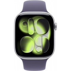 Apple Watch Series 11 Aluminium 46mm Αδιάβροχο με Παλμογράφο Silver