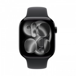 Apple Apple Watch 11 GPS + Cellular, Jet Black Aluminium Case 42mm, Black Sport Band - S/M MF834ZR