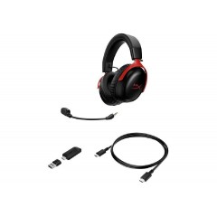 HyperX Cloud III S Wireless Gaming Headset (A59Z0AA) Black/Red