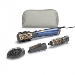BaByliss Style Pro 1000 AS965E Κεραμική Ηλεκτρική Βούρτσα με Αέρα & Περιστρεφόμενη Κεφαλή για Ίσιωμα και Μπούκλες 1000W