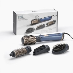 BaByliss Style Pro 1000 AS965E Κεραμική Ηλεκτρική Βούρτσα με Αέρα & Περιστρεφόμενη Κεφαλή για Ίσιωμα και Μπούκλες 1000W