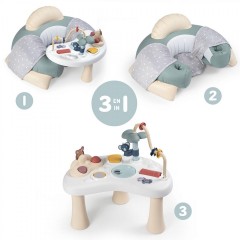 Smoby Little Διαδραστικό κάθισμα με τραπεζάκι 3 σε 1 (7600140103)
