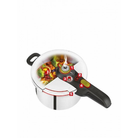 Tefal Secure 5 Neo 6Lt Χύτρα Ταχύτητας (P2530738)