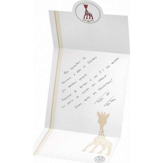 Sophie La Girafe (S000003) Sophiesticated Σετ δώρου με πανάκι παρηγοριάς