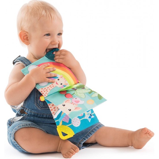 Sophie La Girafe Το Πρώτο μου Βιβλιαράκι από Ύφασμα με Ήχους για 3+ Μηνών (S230803)