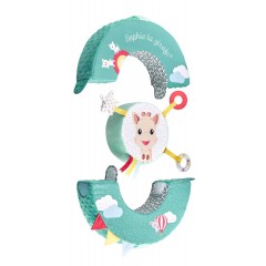 Sophie la Giraffe Σπονδυλωτός Τροχός Κινητικών Δεξιοτήτων από Ύφασμα S240129