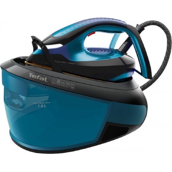 Tefal Express Vision Σύστημα Σιδερώματος 2800W (SV8151E0) Μπλε