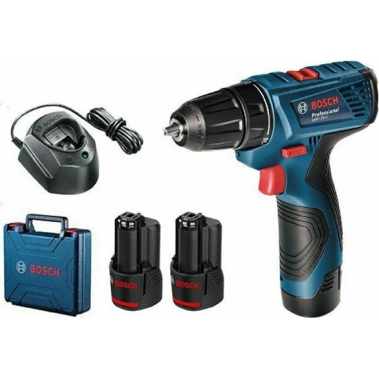 Bosch GSR 120-LI Δραπανοκατσάβιδο Μπαταρίας 12V 2x2Ah (6019G8000)