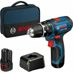 Bosch GSR 120-LI Δραπανοκατσάβιδο Μπαταρίας 12V 2x2Ah (6019G8000)