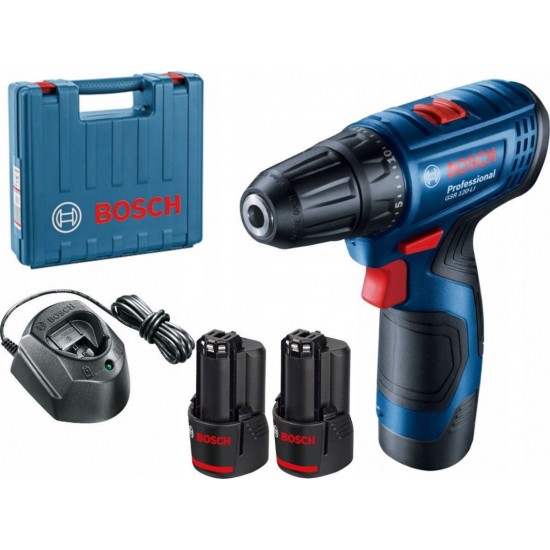 Bosch GSR 120-LI Δραπανοκατσάβιδο Μπαταρίας 12V 2x2Ah (6019G8000)