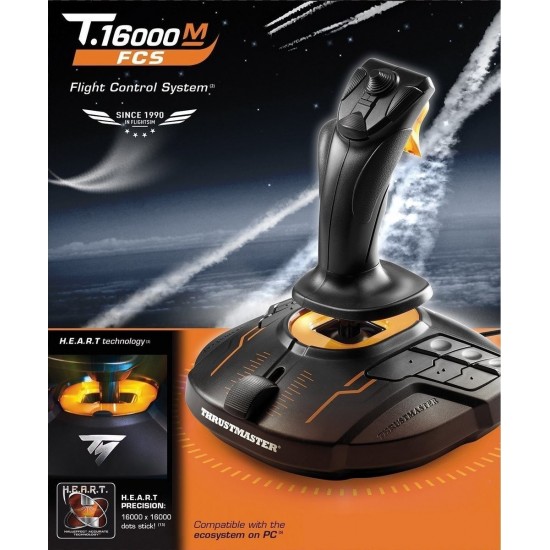 Thrustmaster T16000M FCS Joystick Ενσύρματο Συμβατό με PC