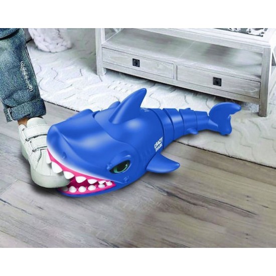Lexibook Crazy Shark Interactive Toy Sounds 30x15x10cm (SHARK01BX47/23)