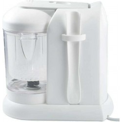 Beaba Babycook Solo Βρεφικός Ατμομάγειρας με Μπλέντερ 1.1lt (912675) White/Silver