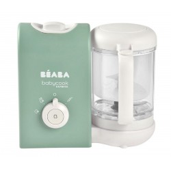 Beaba Babycook Express Βρεφικός Ατμομάγειρας με Μπλέντερ 1.25lt Sage Green