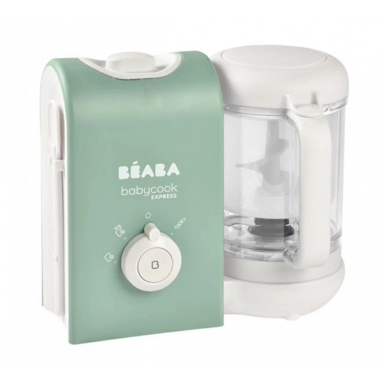 Beaba Babycook Express Βρεφικός Ατμομάγειρας με Μπλέντερ 1.25lt Sage Green
