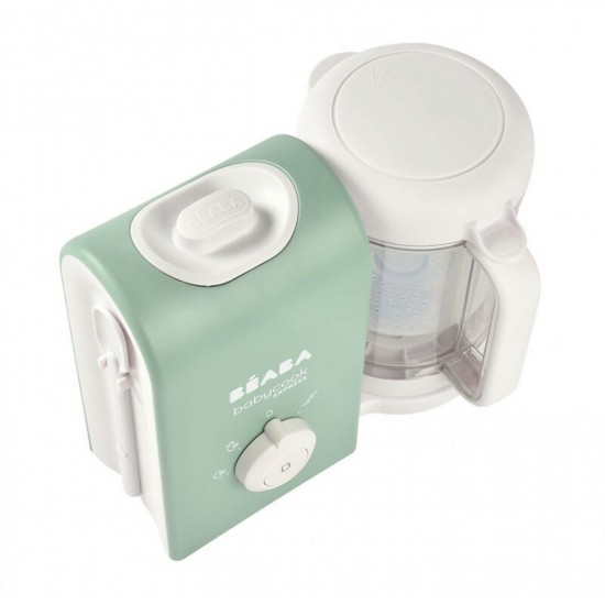 Beaba Babycook Express Βρεφικός Ατμομάγειρας με Μπλέντερ 1.25lt Sage Green