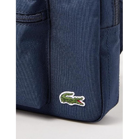 Lacoste Neocroc Mini Flat Ανδρική Τσάντα Ώμου / Χιαστί (NH4101NE) Μπλε χρώμα