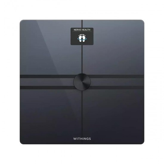 Withings Body Comp Smart Ζυγαριά με Λιπομετρητή (WBS12-Black-All-Inter) Black