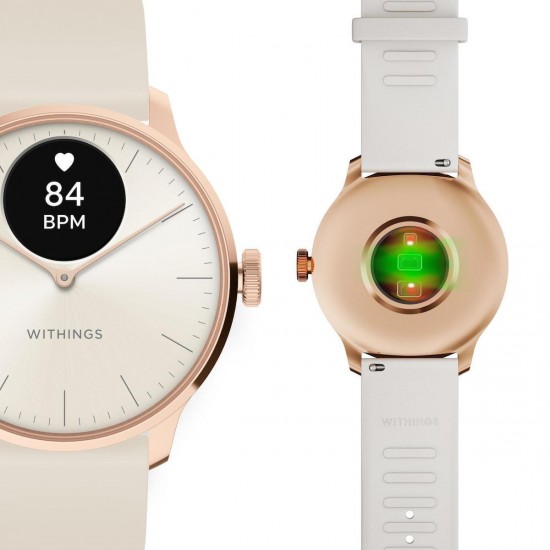 Withings ScanWatch Light Stainless Steel 37mm (70832931) Sand