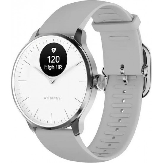 Withings ScanWatch Light Stainless Steel 37mm White / Silver