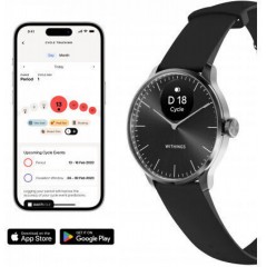 Withings ScanWatch Light Stainless Steel 37mm Black