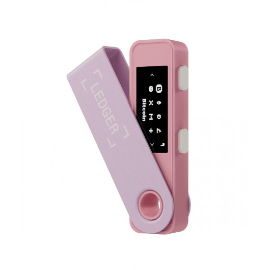 Ledger Nano S Plus Cryptocurrency Hardware Wallet (LEDGERSPLUSPP) Pastel Pink