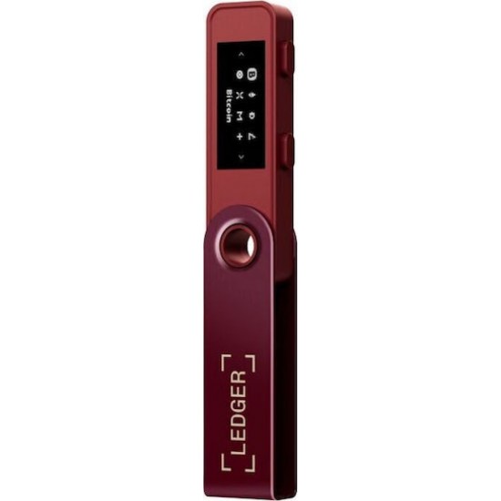 Ledger Nano S Plus Cryptocurrency Wallet Crimson Magenta